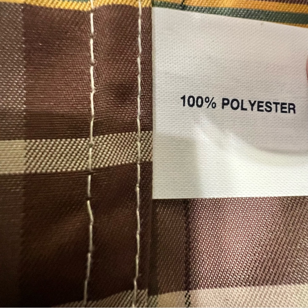 NWOT Vintage Gap Classic Plaid Trench Rain and Wind Coat Size Small - Picture 6 of 16